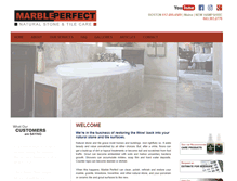Tablet Screenshot of marbleperfect.com